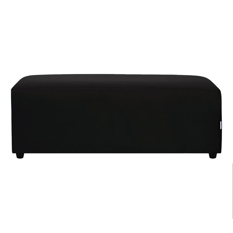 BODEVIR - Banqueta Cali 3C Felpa 30 Negro