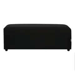 BODEVIR - Banqueta Cali 3C Felpa 30 Negro