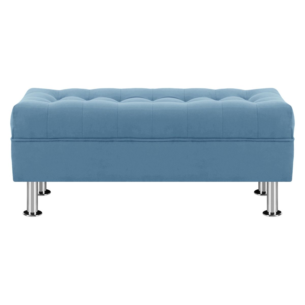 BODEVIR - Banqueta Lisboa 2C Felpa 12 Azul Petroleo