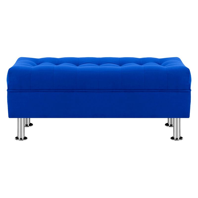 BODEVIR - Banqueta Lisboa 2C Felpa 12 Azul Rey