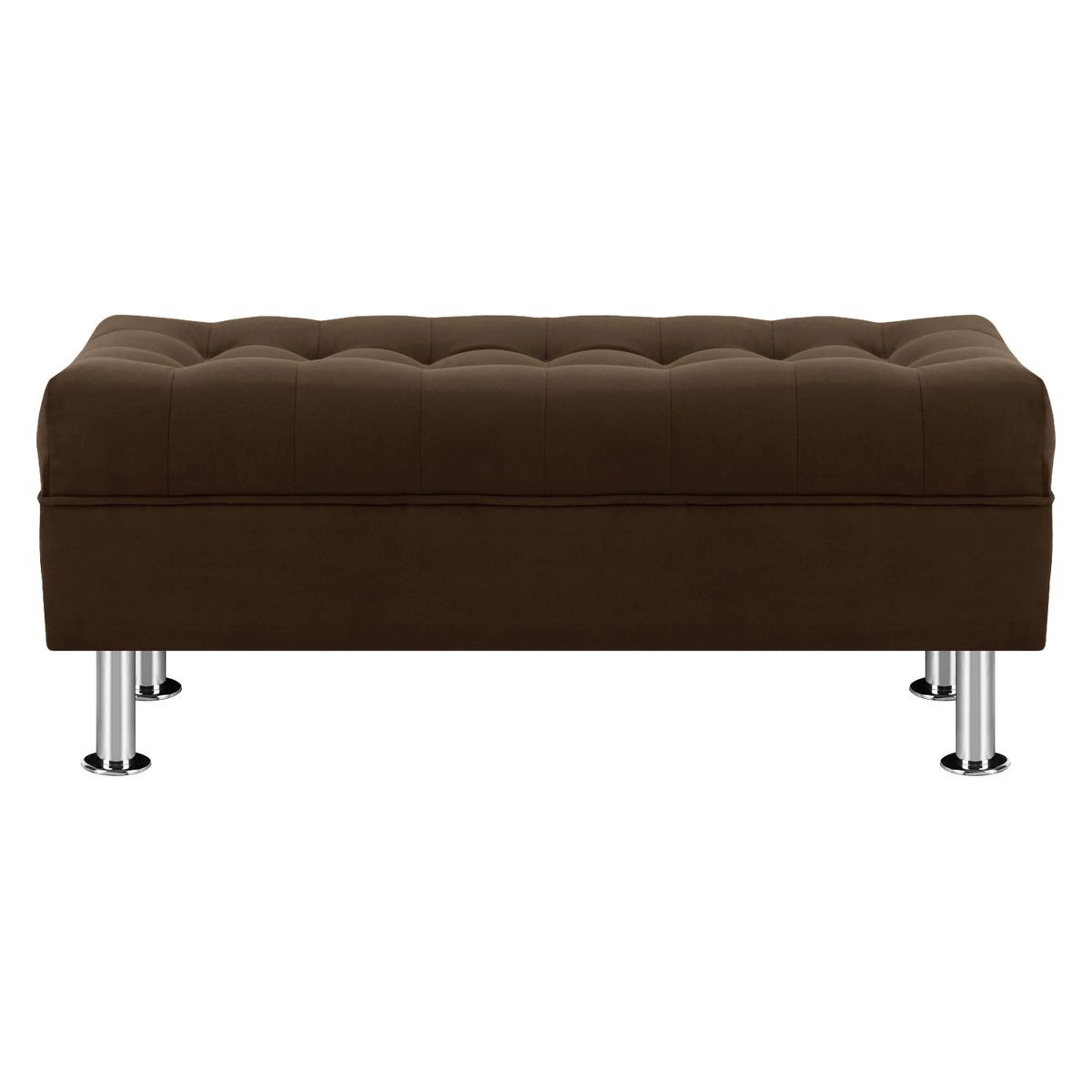 BODEVIR - Banqueta Lisboa 2C Felpa 12 Chocolate