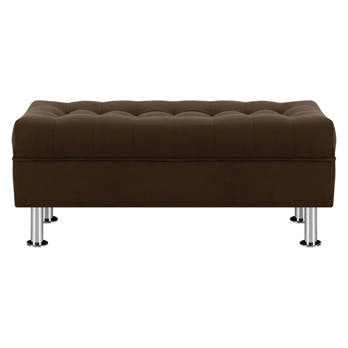 BODEVIR - Banqueta Lisboa 2C Felpa 12 Chocolate