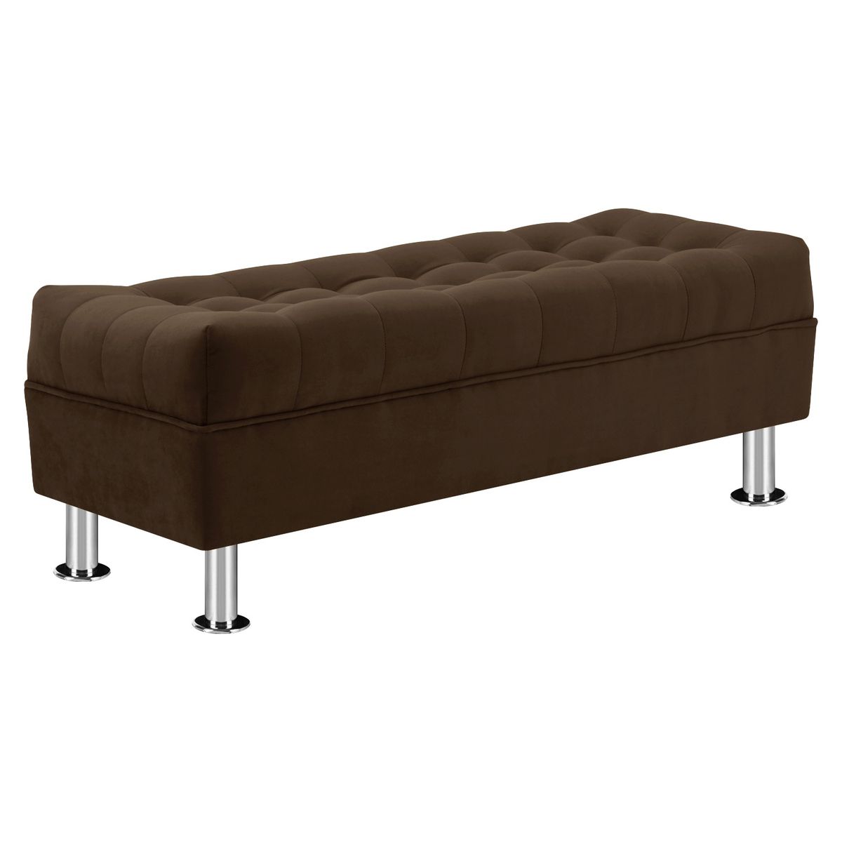 BODEVIR - Banqueta Lisboa 2C Felpa 12 Chocolate