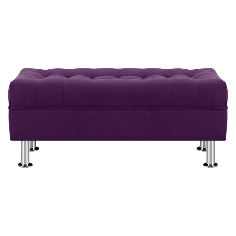 BODEVIR - Banqueta Lisboa 2C Felpa 12 Morado