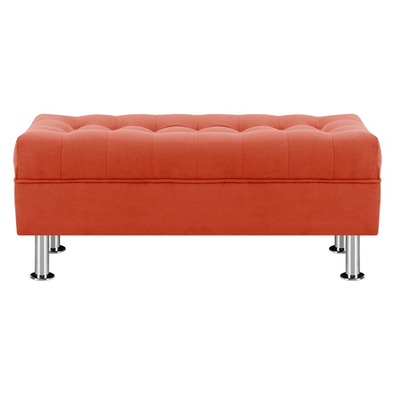 BODEVIR - Banqueta Lisboa 2C Felpa 12 Naranja