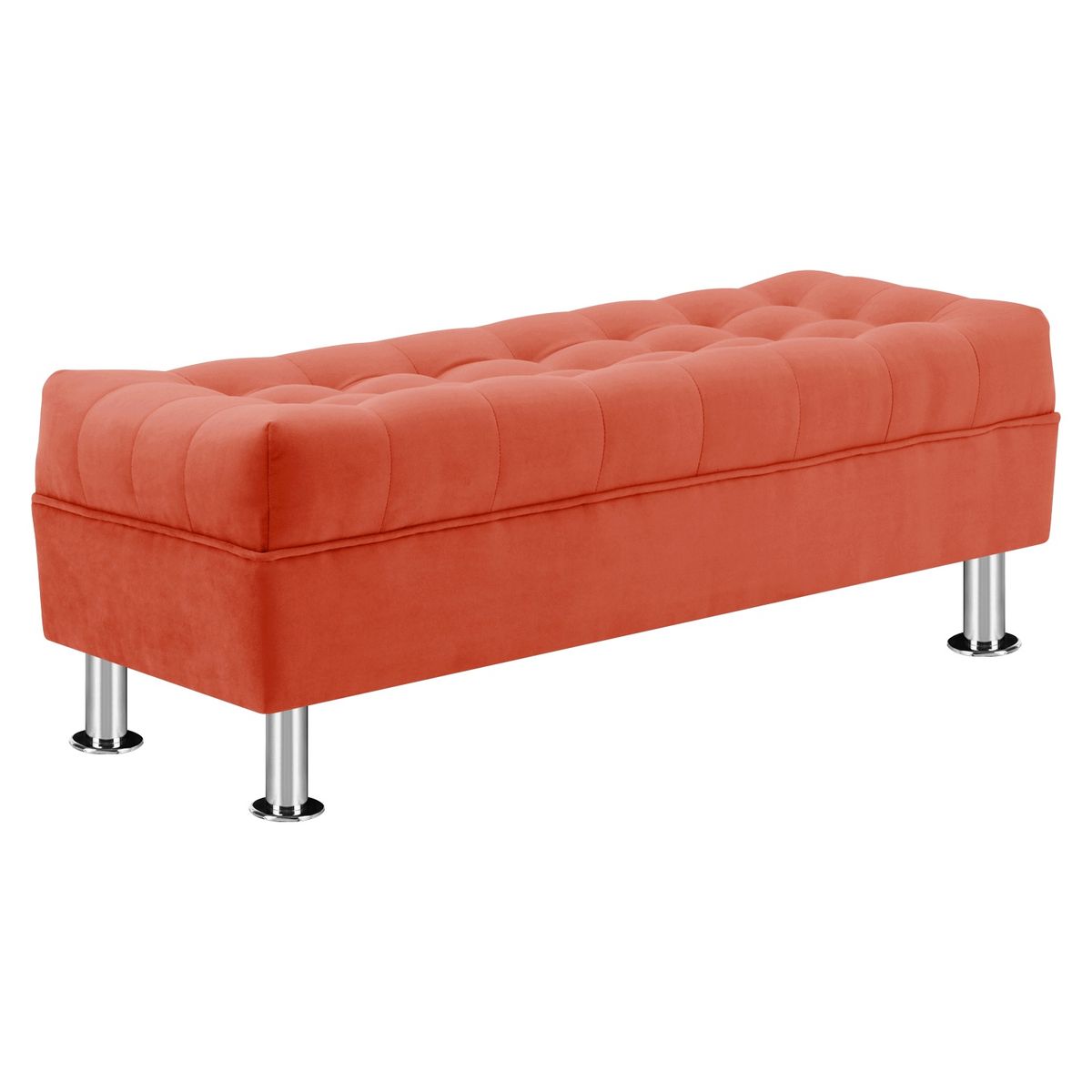 BODEVIR - Banqueta Lisboa 2C Felpa 12 Naranja
