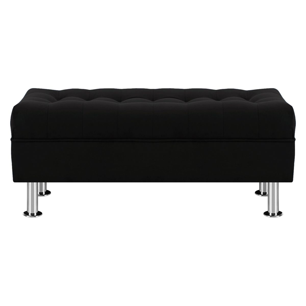 BODEVIR - Banqueta Lisboa 2C Felpa 12 Negro