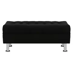 BODEVIR - Banqueta Lisboa 2C Felpa 12 Negro