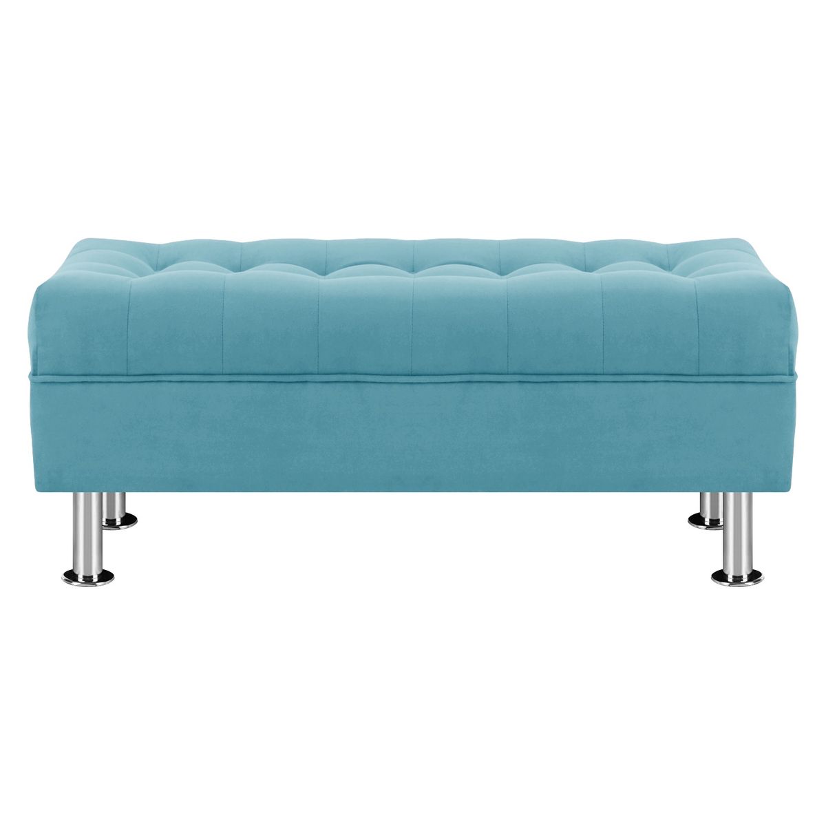 BODEVIR - Banqueta Lisboa 2C Felpa 12 Turquesa