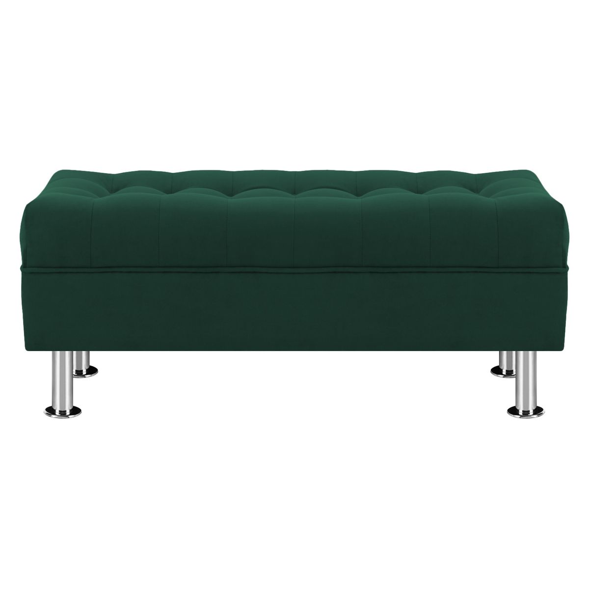 BODEVIR - Banqueta Lisboa 2C Felpa 12 Verde Botella