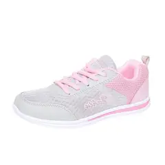 TIOZONEY - Zapatillas casuales para Mujer -Rosa.