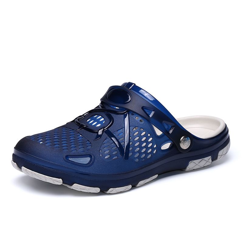 TIOZONEY - Sandalia Hombre -Azul.