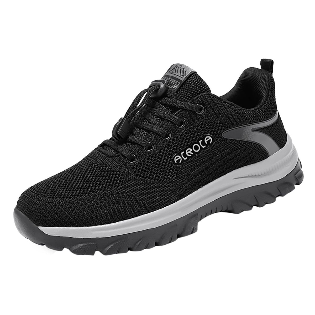 TIOZONEY - Zapatilla Deportiva Outdoor Hombre - Negro