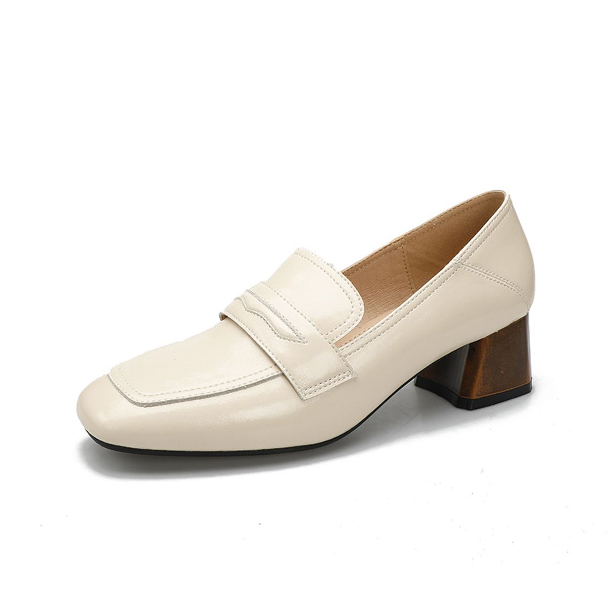 TIOZONEY - Zapatos de tacón grueso para mujer