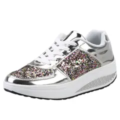 TIOZONEY - Zapatillas casuales para Mujer - Plata