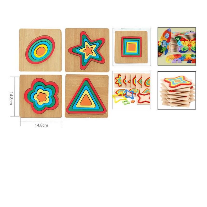 GENERICO - Puzzles Rompecabezas Madera