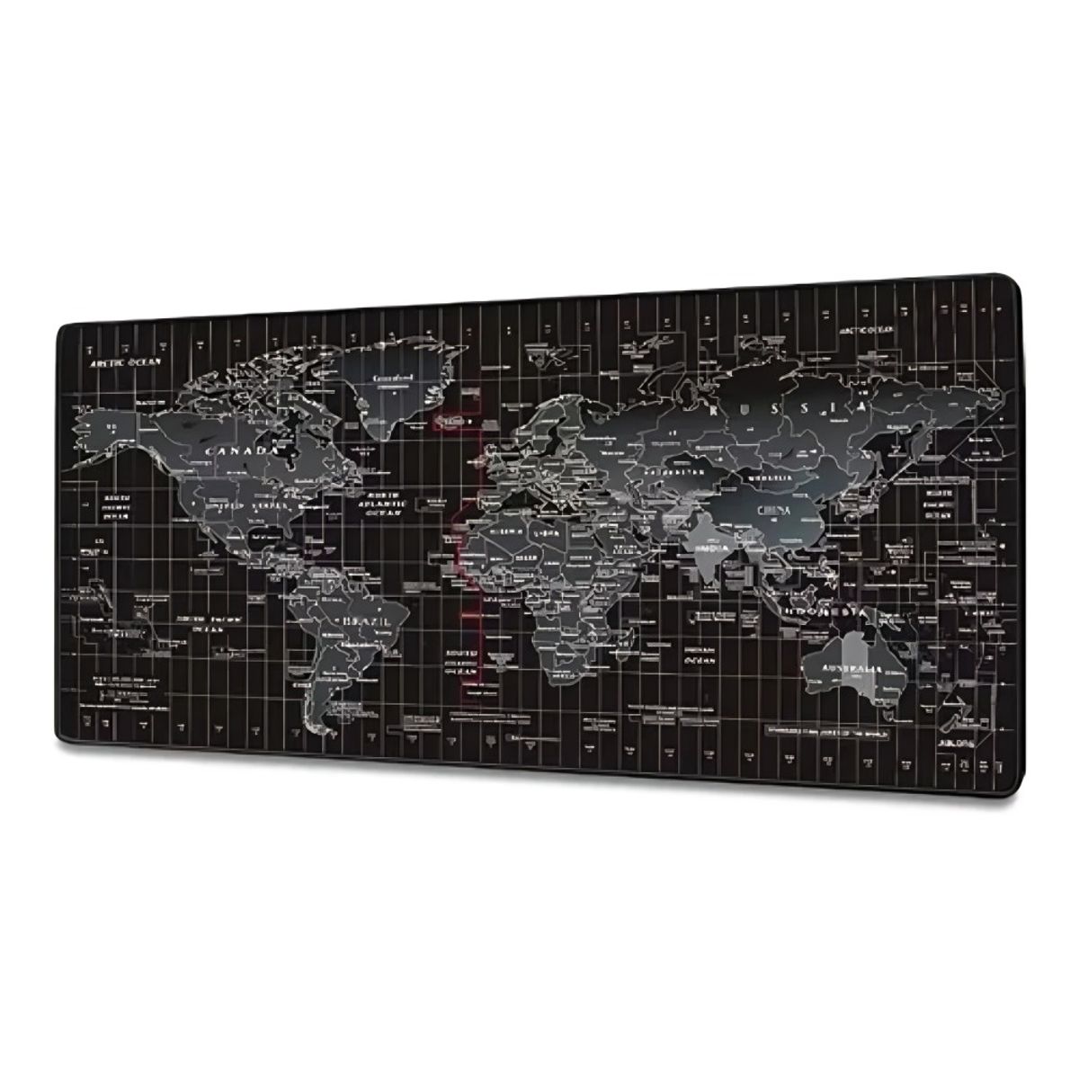 DBLUE - MOUSE PAD DISEÑO MAPA MUNDO DE 90 X 40 X 3 CM DBLUE