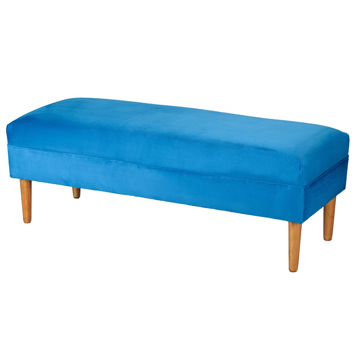 BODEVIR - Banqueta Provenza Liso 2C Felpa 04 Azul Rey.