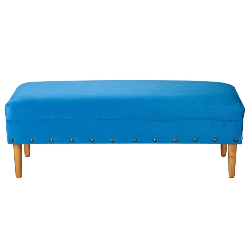 BODEVIR - Banqueta Provenza Tachas 2C Felpa 04 Azul Rey