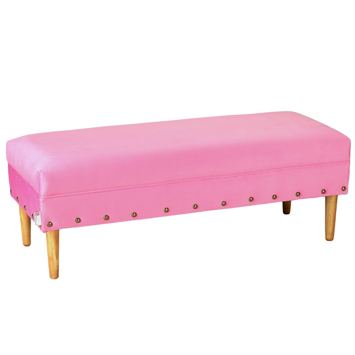 BODEVIR - Banqueta Provenza Tachas 2C Felpa 04 Fucsia