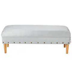 BODEVIR - Banqueta Provenza Tachas 2C Felpa 04 Gris