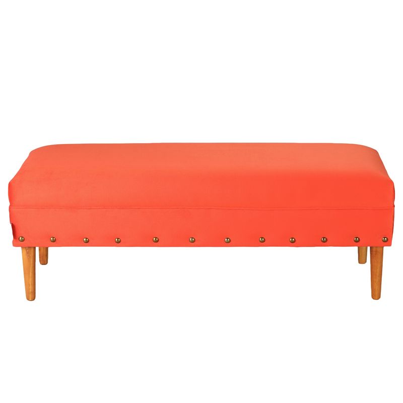 BODEVIR - Banqueta Provenza Tachas 2C Felpa 04 Naranja