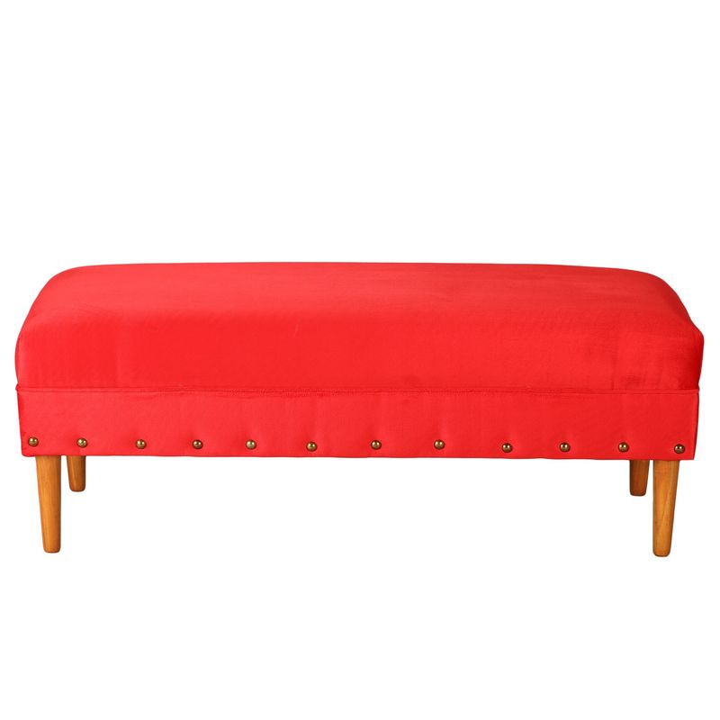 BODEVIR - Banqueta Provenza Tachas 2C Felpa 04 Rojo