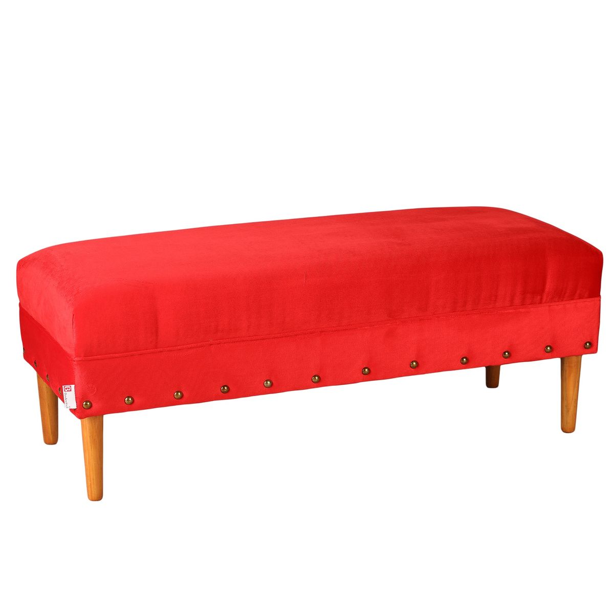 BODEVIR - Banqueta Provenza Tachas 2C Felpa 04 Rojo