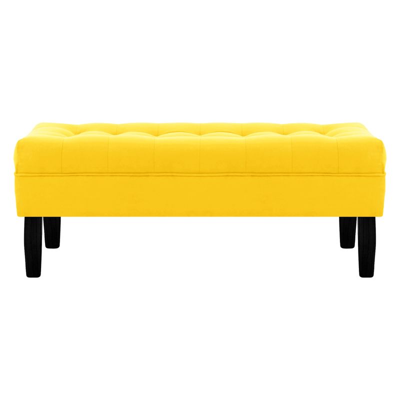 BODEVIR - Banqueta Wood 2C Felpa 00 Amarillo