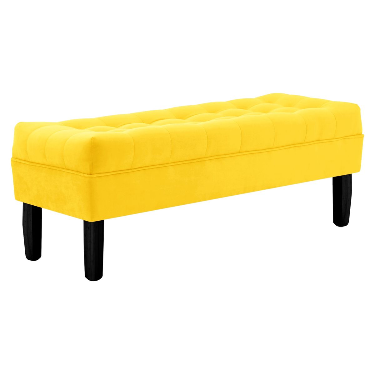 BODEVIR - Banqueta Wood 2C Felpa 00 Amarillo