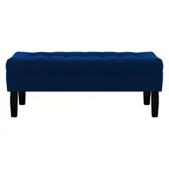 BODEVIR - Banqueta Wood 2C Felpa 00 Azul Marino