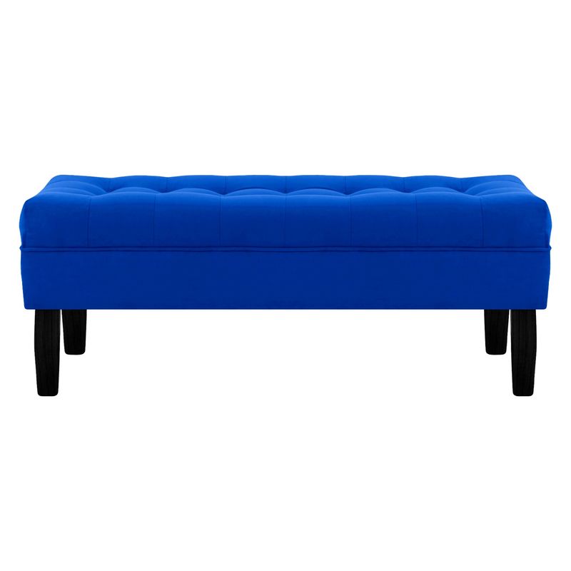 BODEVIR - Banqueta Wood 2C Felpa 00 Azul Rey
