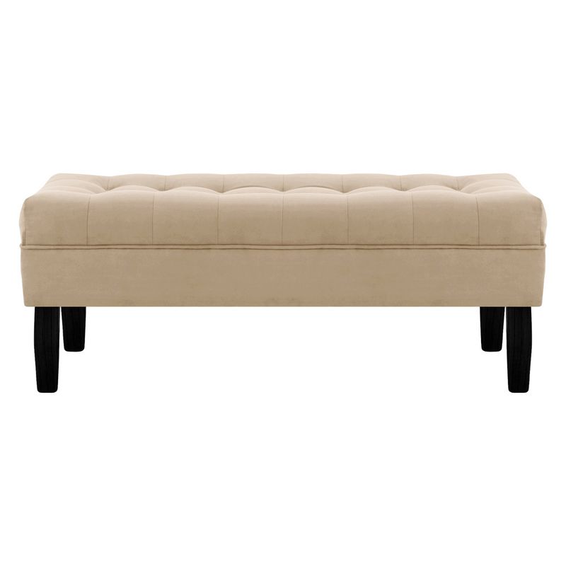 BODEVIR - Banqueta Wood 2C Felpa 00 Beige