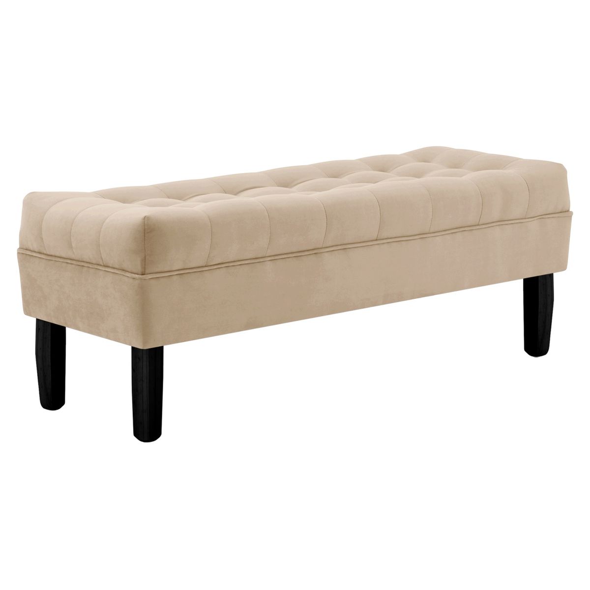 BODEVIR - Banqueta Wood 2C Felpa 00 Beige