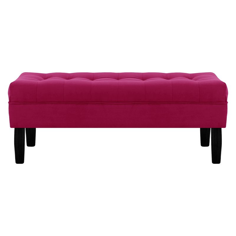 BODEVIR - Banqueta Wood 2C Felpa 00 Burdeo