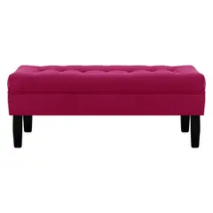 BODEVIR - Banqueta Wood 2C Felpa 00 Burdeo