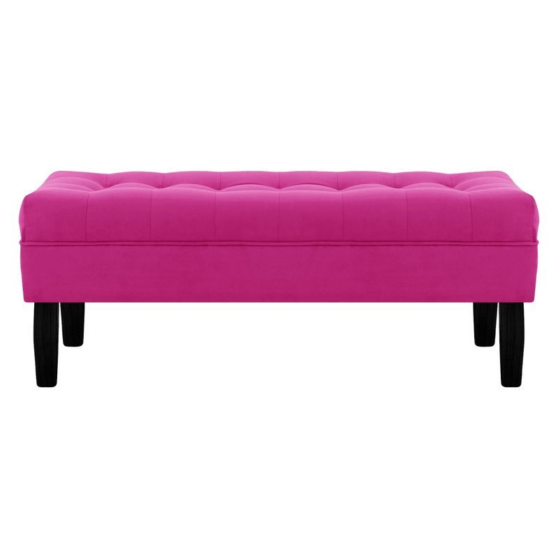 BODEVIR - Banqueta Wood 2C Felpa 00 Fucsia