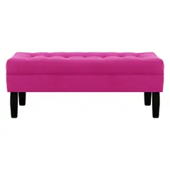 BODEVIR - Banqueta Wood 2C Felpa 00 Fucsia