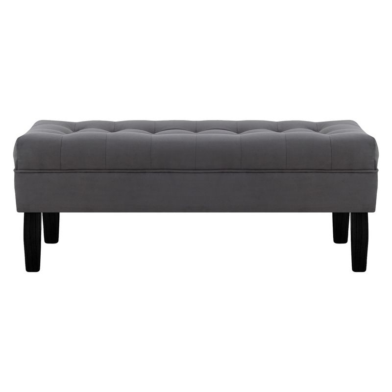 BODEVIR - Banqueta Wood 2C Felpa 00 Gris