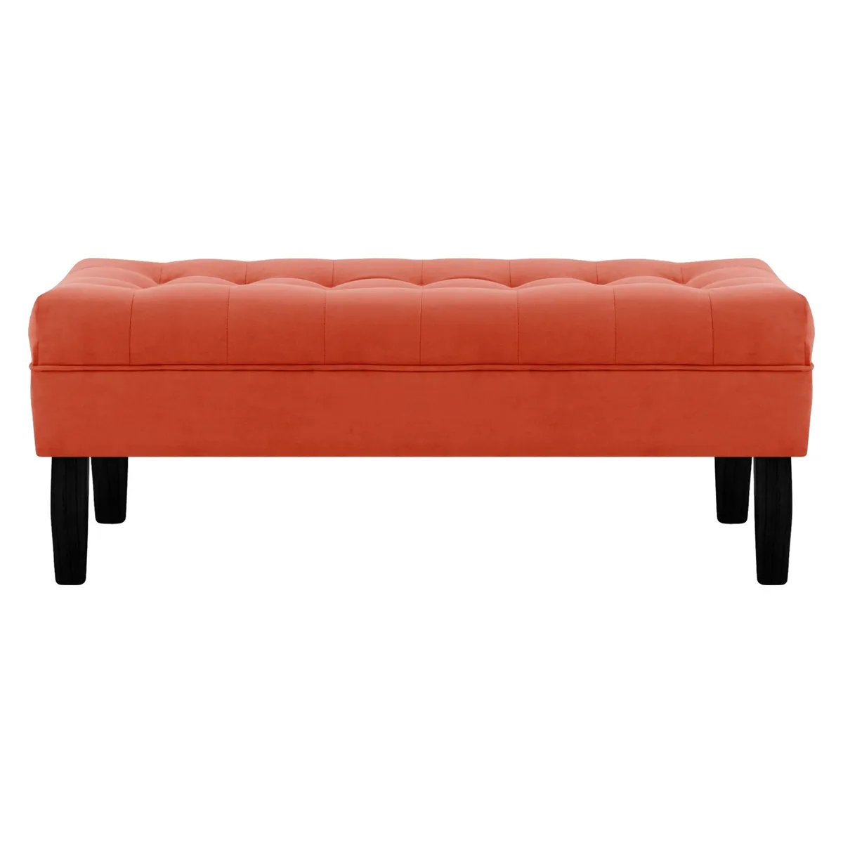 BODEVIR - Banqueta Wood 2C Felpa 00 Naranja