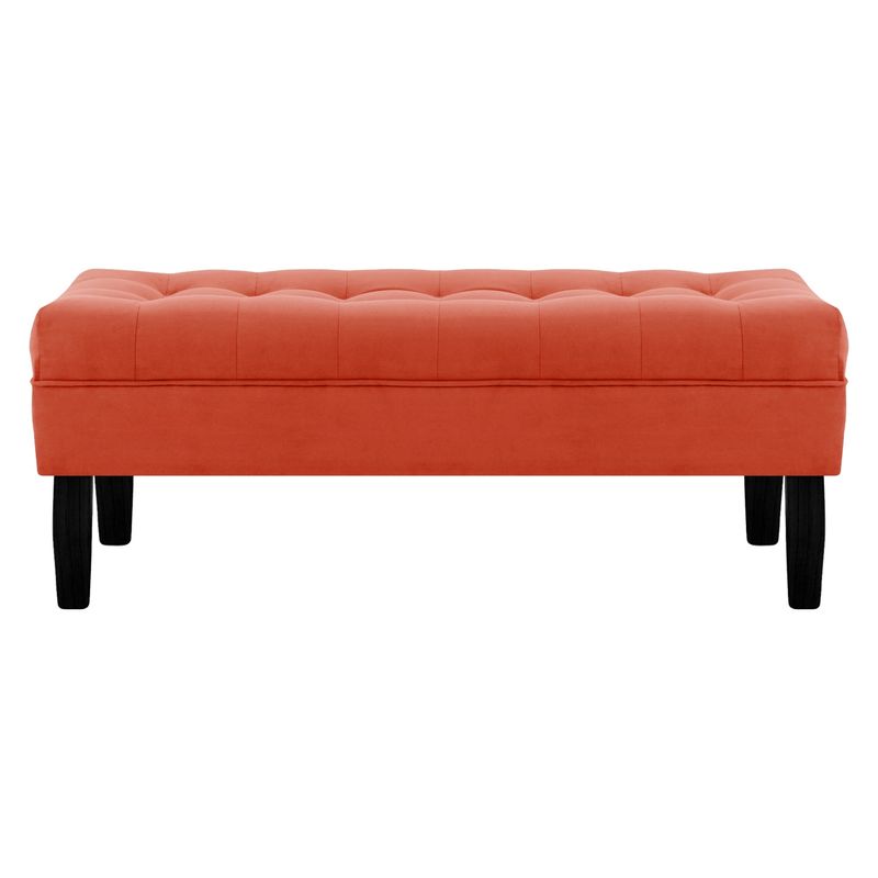 BODEVIR - Banqueta Wood 2C Felpa 00 Naranja