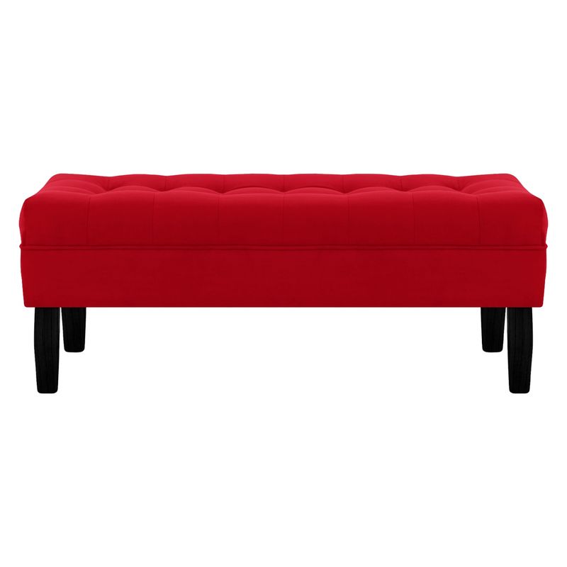 BODEVIR - Banqueta Wood 2C Felpa 00 Rojo