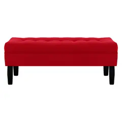 BODEVIR - Banqueta Wood 2C Felpa 00 Rojo