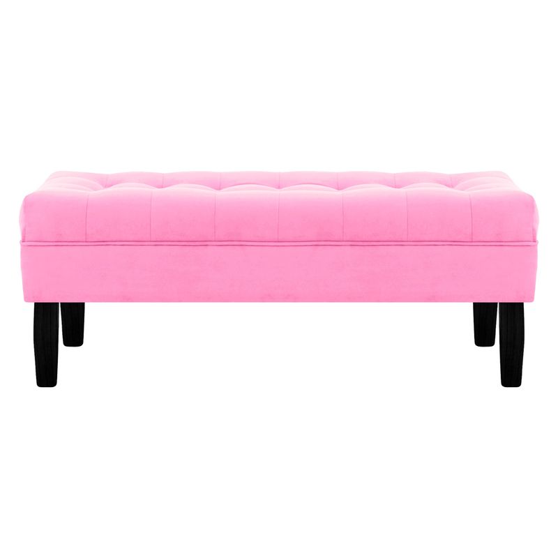BODEVIR - Banqueta Wood 2C Felpa 00 Rosado