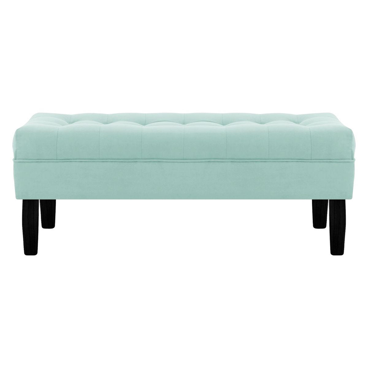 BODEVIR - Banqueta Wood 2C Felpa 00 Verde Agua