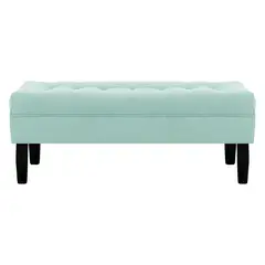 BODEVIR - Banqueta Wood 2C Felpa 00 Verde Agua