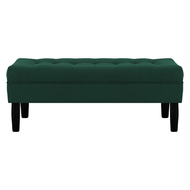 BODEVIR - Banqueta Wood 2C Felpa 00 Verde Botella