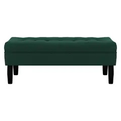 BODEVIR - Banqueta Wood 2C Felpa 00 Verde Botella