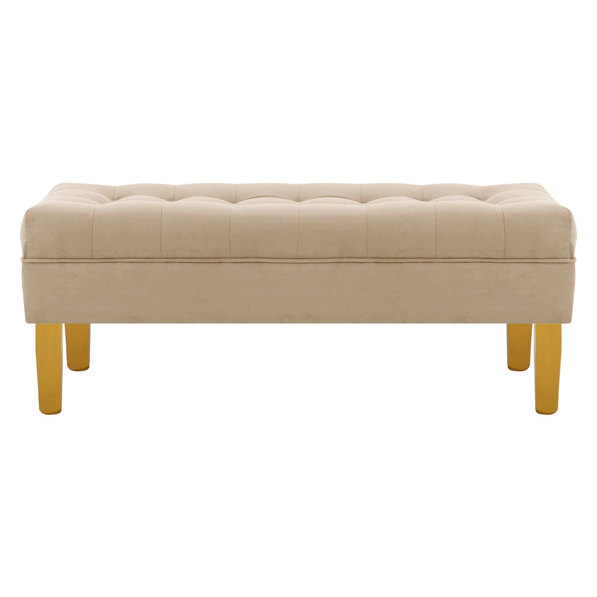 BODEVIR - Banqueta Wood 2C Felpa 01 Beige