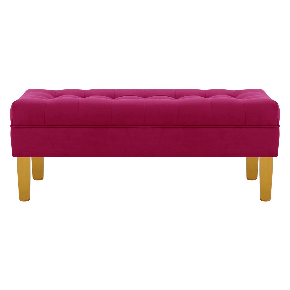 BODEVIR - Banqueta Wood 2C Felpa 01 Burdeo